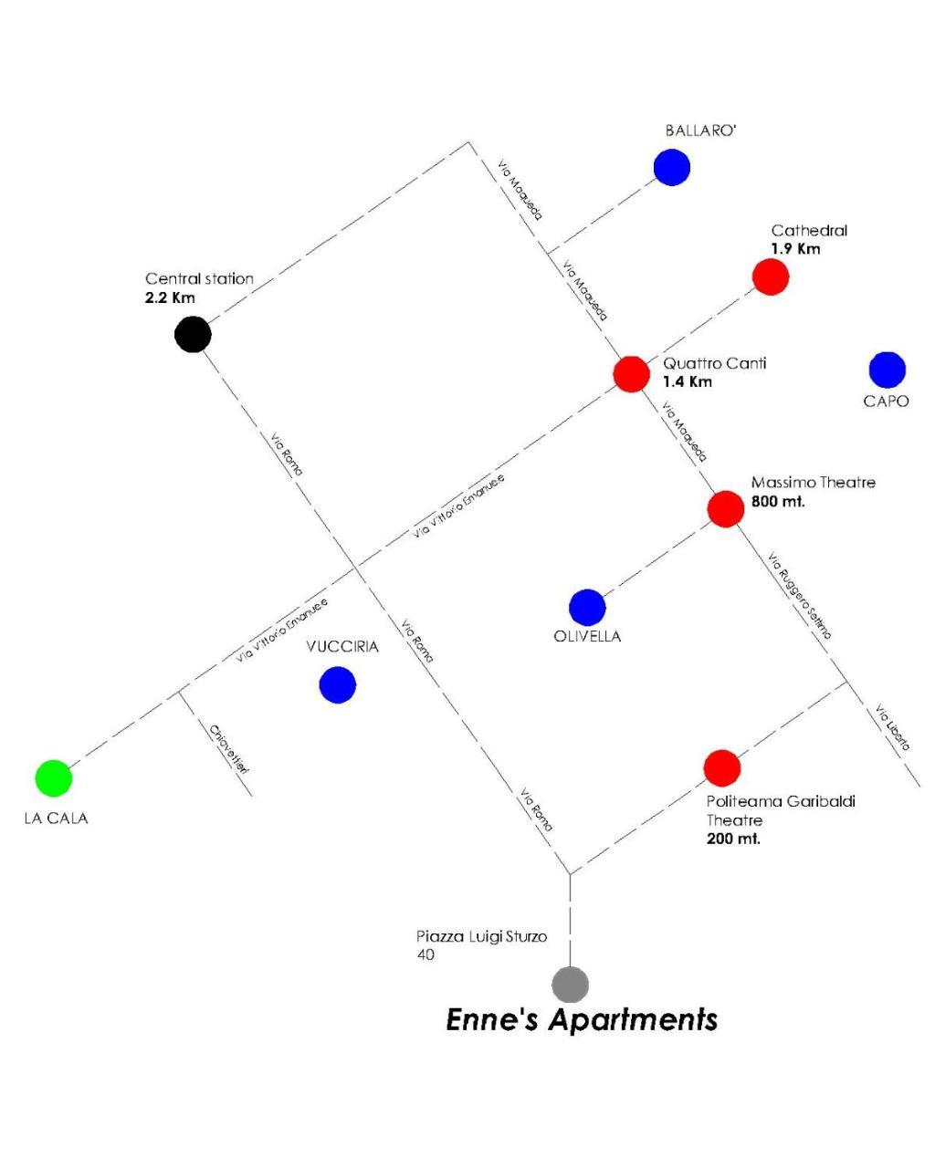 Enne'S Apartments In The Heart Of Palermo Esterno foto